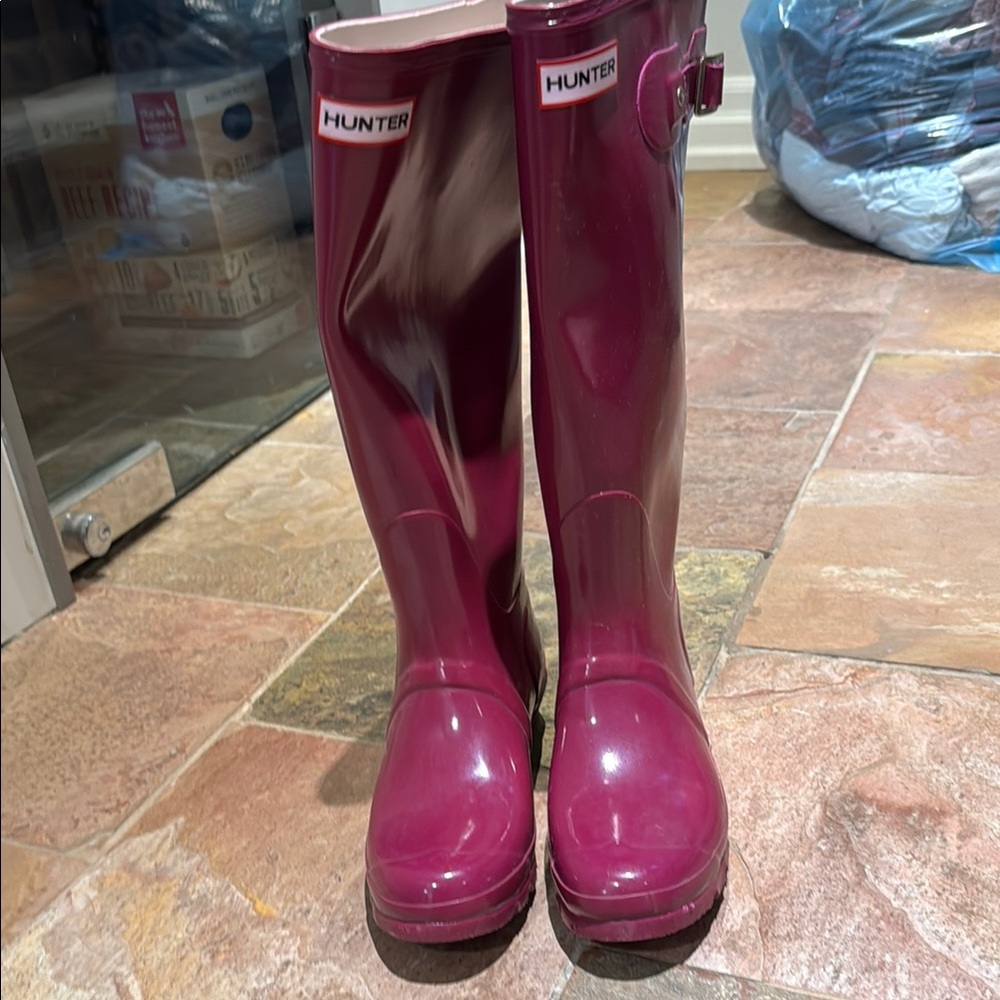 Hunter Women's Winter Rain Boots - Pink
